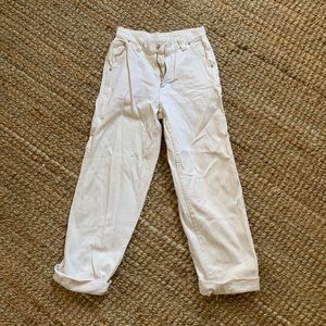 Vintage Lee beige carpenter pants